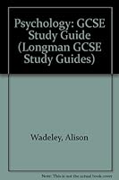 Psychology GCSE Study Guide 058245218X Book Cover