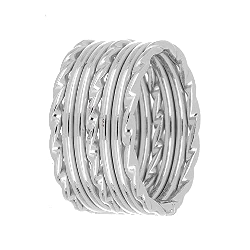 Bague multi-rangs en or 18 carats, l'excellence de la joaillerie française