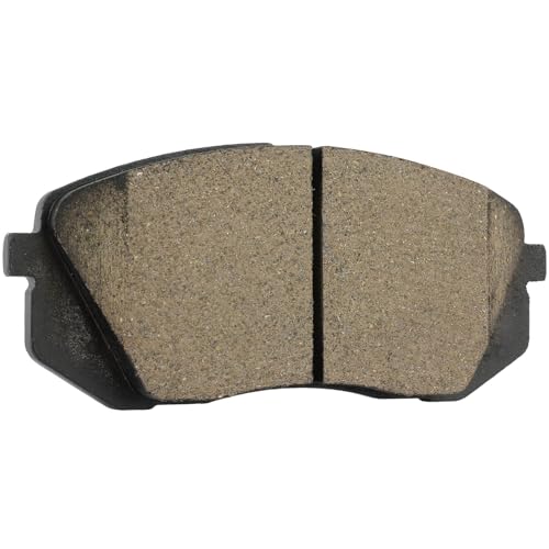 Image of cciyu D1295 Front Ceramic Disc Brake Pads Kit For Hyundai For Sonata 2015,For Hyundai For Tucson 2010-2015,For Kia For Cadenza 2014-2016,For Kia For Rondo 2007-2012,For Kia For Sportage 2011-2016