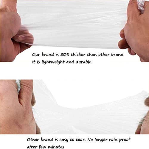 Rain Ponchos For Adults Disposable Poncho For Disney World 20 Pack Panchos Rain Adult Bulk Emergency Waterproof Plastic Raincoat With Hood Lightweight Pocket Camping Throw Away Men Women Compact Pncho #TOP4