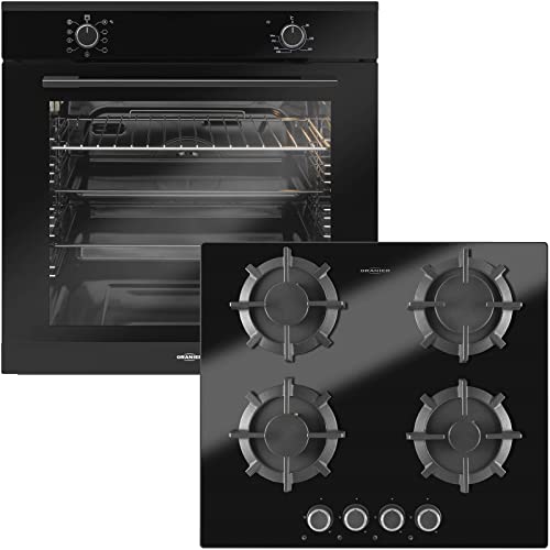 Oranier Backofen Set autark inklusive Gas-Kochfeld 60 cm GKH 2783 und Einbaubackofen EBS 9922