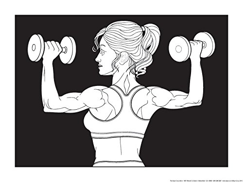 Fitnus Chart Series Female Dumbbell Shoulder Press Inspire Pose 18