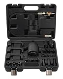 Venussar 24pcs Pneumatic Diesel Injector Removal Tool Air Vibration Injection Puller with 3 Prolongation Tool