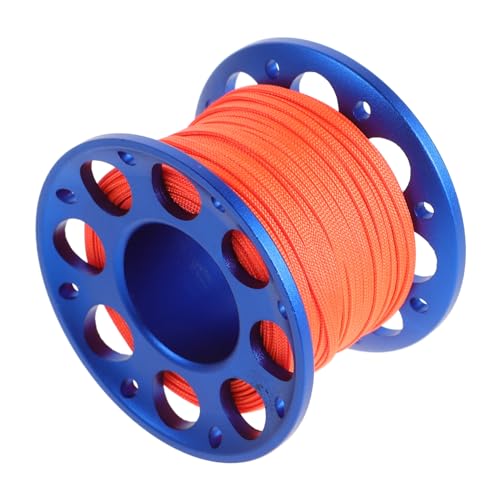 KOMBIUDA 1set Diving Spool Reel Dive Line Holder for Scuba Diving Snorkeling Surfing Line Included Finger Spool Accessory