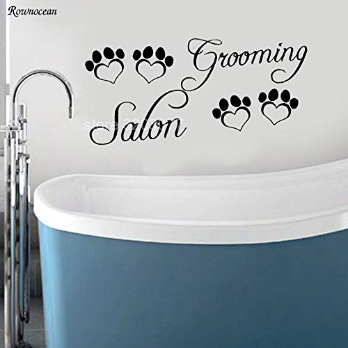 Gadgets Wrap Pet Shop Sticker Grooming Salon Pet Dog Paws Wall Art Decal, AG20-DRP-235