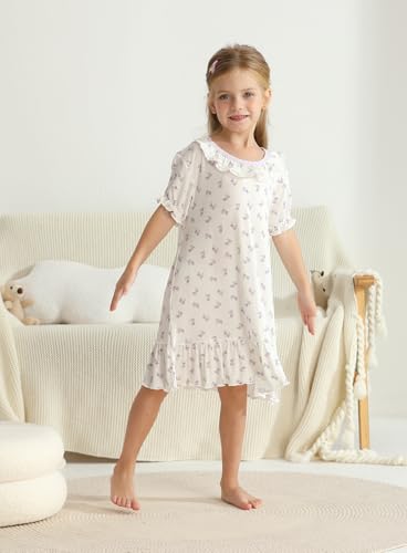 Girls' Summer Dress,Toddler Soft Floral Dresses 3-12Years2