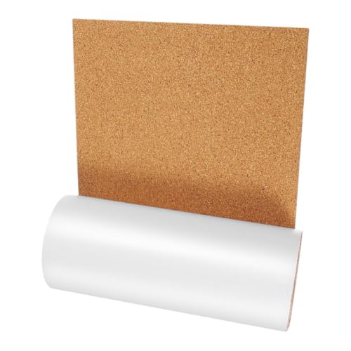iplusmile Rouleau de Liège Auto-adhésif 1 Mm D'épaisseur Facile à Installer Panneau de Liège Autocollant pour Bricolage et École pour Décoration Murale et Projets Créatifs