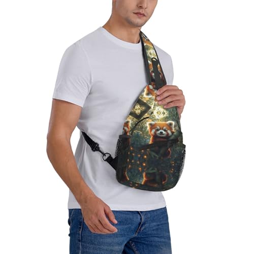 Mochila de hombro tipo sling para trekking y viaje miniatura 3