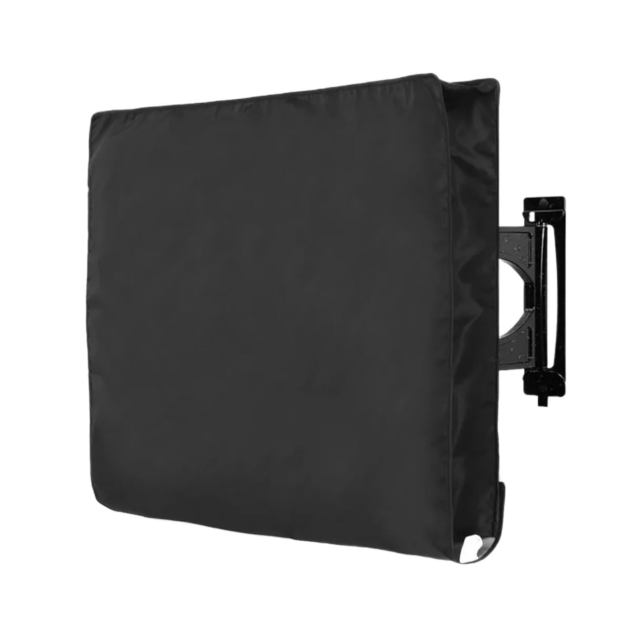 TV Dust Cover Multiple Sizes Fabric For LCD And LED Televisions(Black,61*48*13cm)