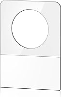 Vista 8 de Pestañas para colgar, 200 unidades de pestañas transparentes adhesivas para colgar, agujero de ranura, etiquetas colgantes de plástico autoadhesivas