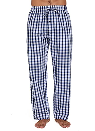 Cyz Mens 100% Cotton Pajama Pants Sleep Lounge Pajamas For Men Woven Pj Pants #TOP19