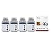 Laser Tek Services Compatible Toner Refill Kit Replacement for High Yield Brother TN450 TN420 (Black, 4-Pack)