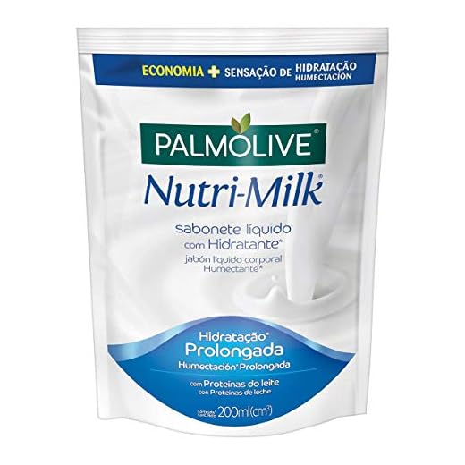 Palmolive Sabonete Líquido Nutri-Milk Hidratante 200Ml Refil