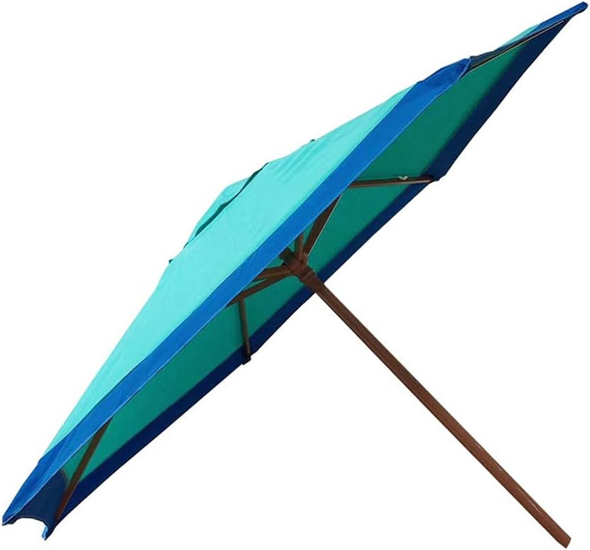 LSLYTQ Patio Umbrella OutdoorGarden 2.1mX2.2m, Steel Hexagonal Courtyard Decoration Umbrella, UV50+ Sun Protection,Beach Umbrella,garden Terrace Swimming Pool Lawn Beach, Etc. good
