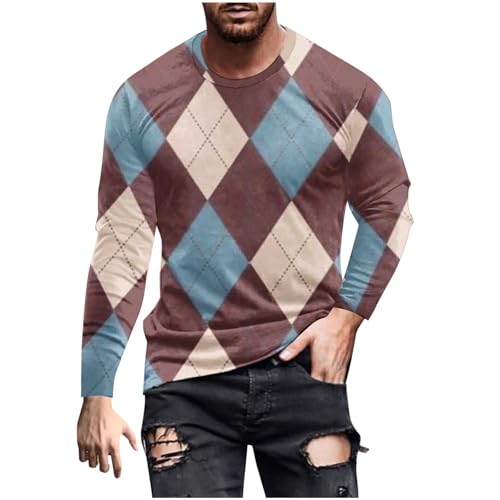 T-Shirt Manche Longue Homme en coton basique décontracté pour le travail