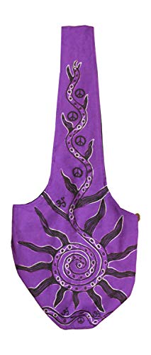 Image of Mandala Crafts Hippie Bag, Large Boho Hobo Purse for Women, Crossbody Shoulder Sling Bags for Indie Style Bohemian Accessory
