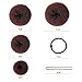 Anillos de Donut de Pelo Juego de Hacer Moño 7PCS, Accesorios de...