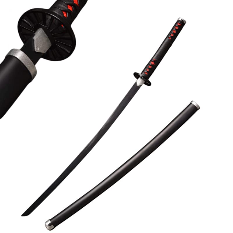 Sword Valley Demon Series Anime Sword - Slayers Katana|40.9" Length|Anime Original Texture Carbon Steel Blade Carving Symbol|Non-Slip Grip|for Cosplay & Display
