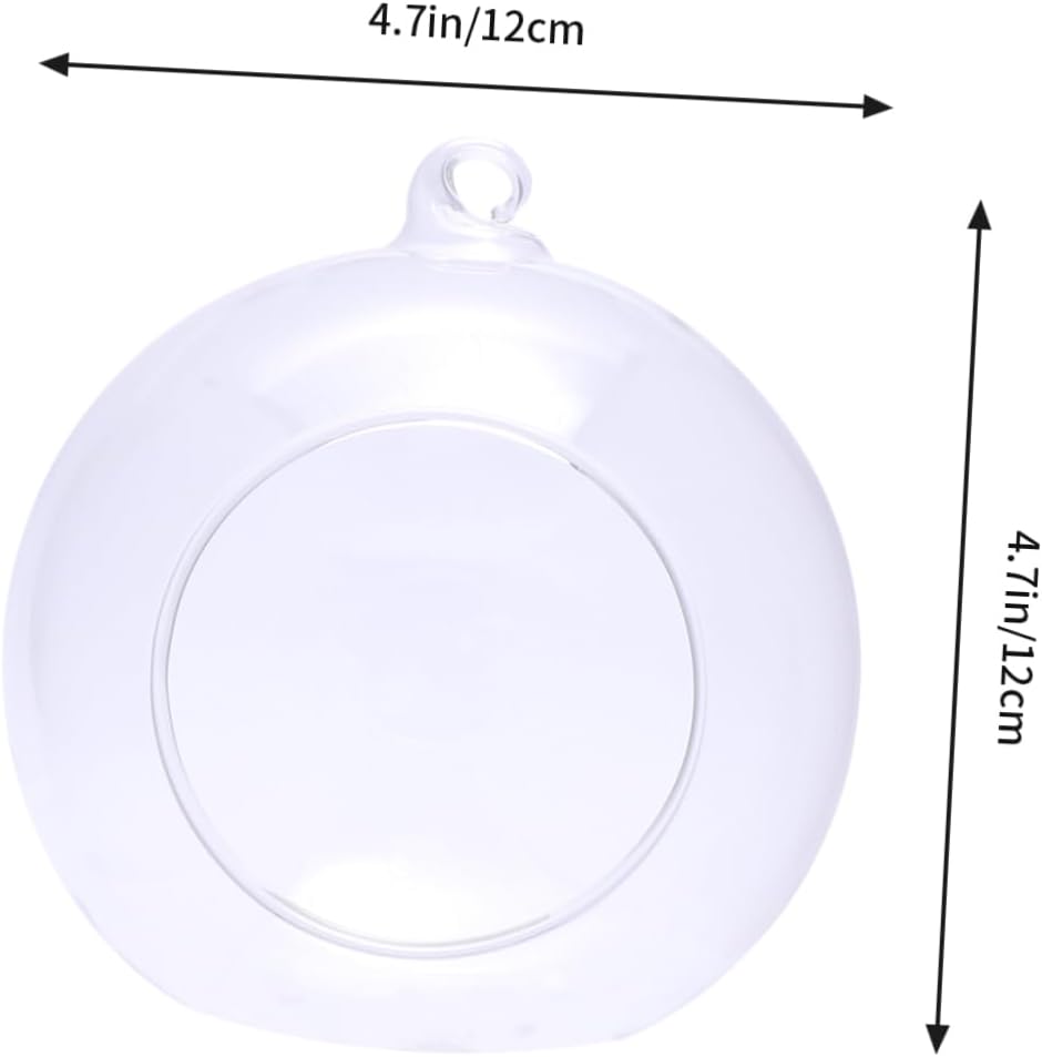 DECHOUS Round Glass Container for Hamster Summer Cooling Nest with Entrance Creative Swing Hammock for Small Pets Easy to Clean Comfortable and Secure Design image 2