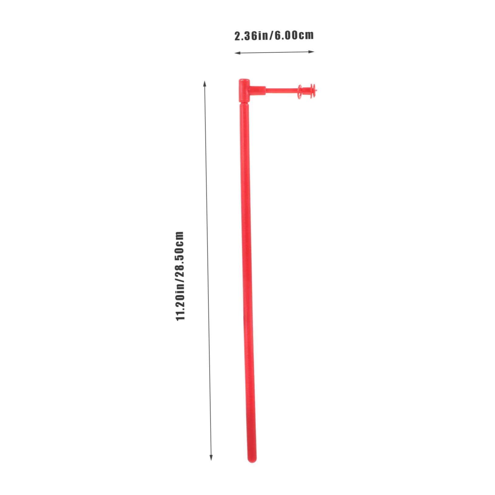 Sosoport 10 Sets Replacement Windmill Rods for DIY Crafts Sturdy Making Parts Lightweight Garden Accessories for Handheld Windmill Projects