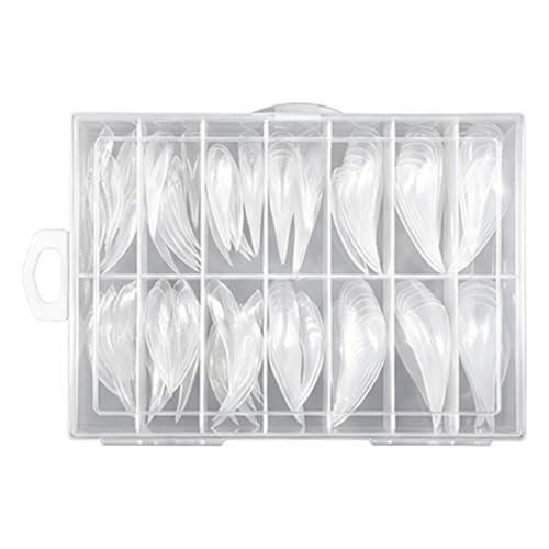 Gel Nail Tips, Manicure Extension Forms, Acrylic Sculpting Guides, Clear Plastic Nail Accessory, Easy to Use Feature, Home Salon