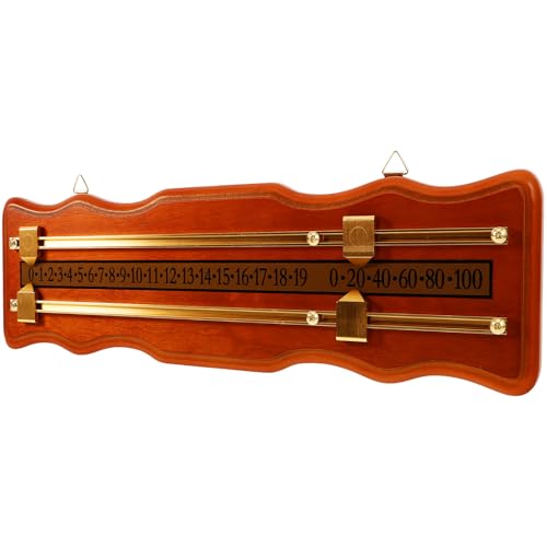ASAKKURA Snooker Scoreboard Competition Scoreboard Elegance Sophistication Density Board Metal Easy to Set up Compact Design for Snooker Room