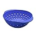 Tovolo 6-Inch Mini Melamine Quick Draining Berry Colander, Easy Grip Handles, Blue