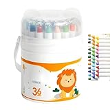 Generico Lápices de colores lavables, lápices de colores para dibujar, para papel, vidrio y madera, niños, niñas, adolescentes, guardería, cumpleaños, Navidad, Año Nuevo y
