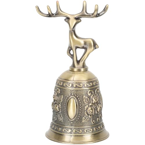 ULTECHNOVO Campanello Per Servizio Campanello Vintage Da Scrivania e Hotel Da Tavolo Robusto e Resistente