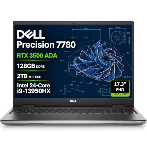 Dell Precision 7780 �m�[�g�p�\�R���ANVIDIA RTX 3500 Ada 12GB�Ai9-13950HX�A128GB RAM�B | 17.3�C���` FHD�A���o�C�����[�N�X�e�[�V�����A2TB SSD�AIntel 24�R�A > Ultr