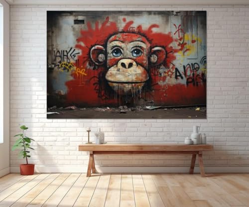 Singe ennuyé affiche moderne pour exprimer votre style - 4