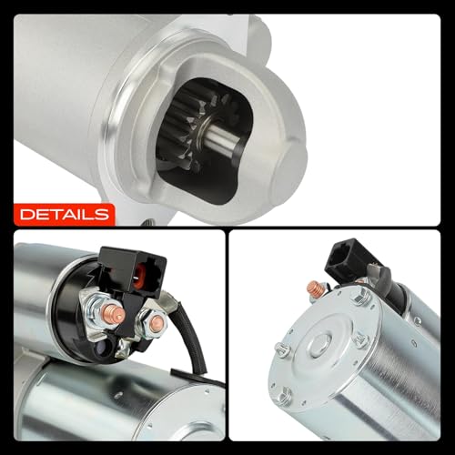 A-Premium Starter Motor Compatible with Hyundai Genesis 2011-2013, Equus 2011-2014, 4.6L 5.0L, 12V 1.7KW 12-Teeth Clockwise, Replace# 361003F100, 8000397 by A-Premium - Image 9