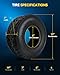 PHILTOP ATV/UTV TIRE, 19x7-8 Tire 4 Ply, 2x ATV Tire for Go Kart, Racing, Four Wheeler, Quad, Street Mud Sand Trail Off Road Tires