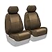 Coverking Front 50/50 Bucket Custom Fit Seat Cover for Select Chevrolet Tahoe Models - Velour (Beige)