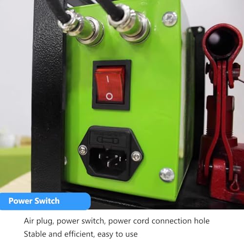 Máquina de prensa de calor portátil, 10 toneladas 600 W con placa de calefacción dual y controlador de temporizador, resistente para extracción de aceite y textiles impresos - imagen 5