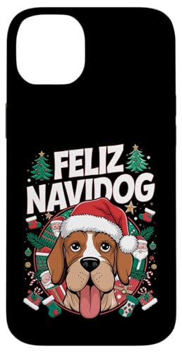 Feliz Navidog - �ʔ����N���X�}�X���̑ʟ����B �X�}�z�P�[�X iPhone 14 Plus �p