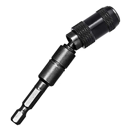 RIABXZ Embout de perceuse magnétique, support foret pivot magnétique, rallonge de perceuse magnétique pliable 20 °, support d'embout de verrouillage pivotant 20 °, changement rapide avec ressort Cover