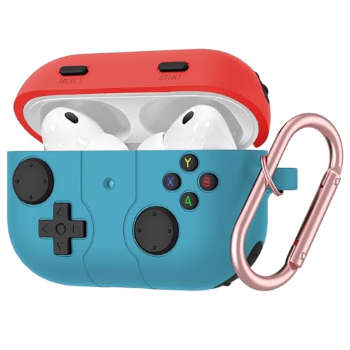 [PETFROH] For AirPods Pro 3�p�P�[�X �J�o�[(2025�N) �\�t�g�V���R���� ���g���Q�[���@�f�U�C�� ���C�����X�[�d�\ �����h�~ �ϏՌ� �L�Y�h�~ �y�� �J���r�i�t��