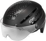 Cratoni Unisex – Erwachsene Commuter (Pedelec) Fahrradhelm, Schwarz, S-M (54-58 cm)