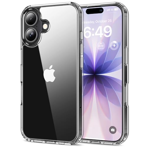 HOOMIL Hülle für iPhone 17 Anti-Vergilbung Durchsichtige Handyhülle Stoßfeste Schutzhülle - Transparent