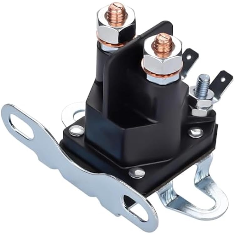 146154 145673 Universal Starter Solenoid 12V 4-Pole for Craftsman Poulan 1685290 1686981 73233 109081X 2654 532146154 178861 168327