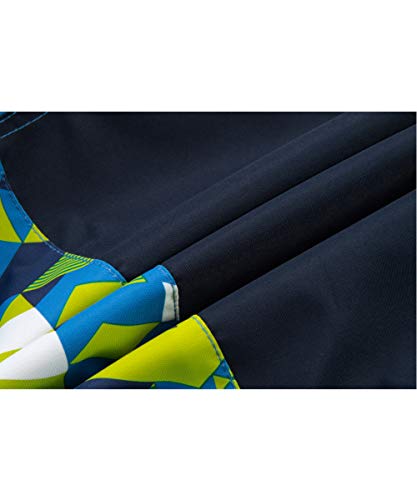 M2C Boys Hooded Color Block Waterproof Fleece Lined Windbreaker Jacket Navy 8/9 #TOP6