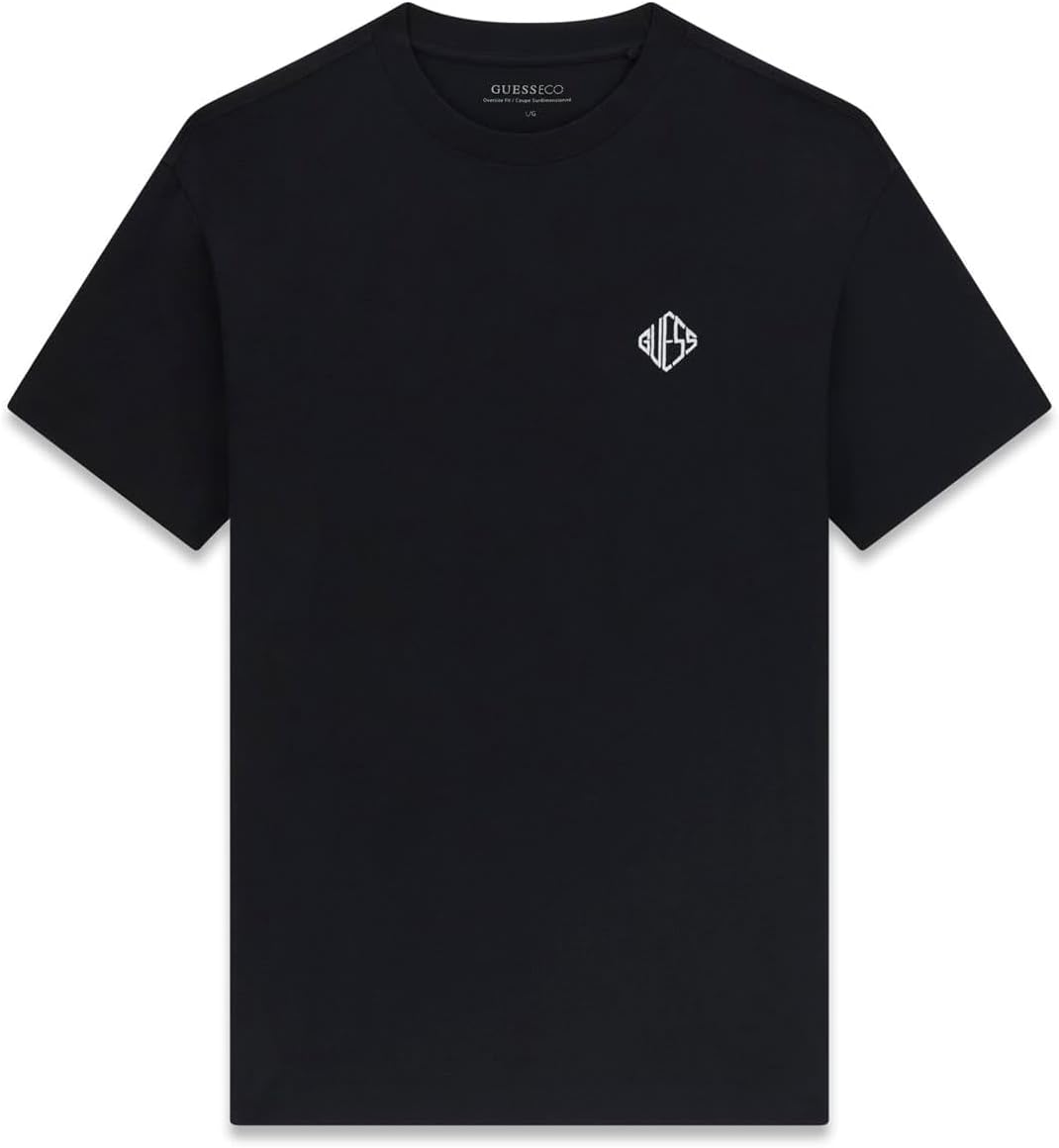 Guess Men's Eco Short Sleeve Diamante Logo Tee