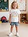 Qkdemfa First Day of School Shirt Girls Boys Watch Out Kindergarten Here I Come Tshirt Kids Back to School Shirt Toddler Tees White