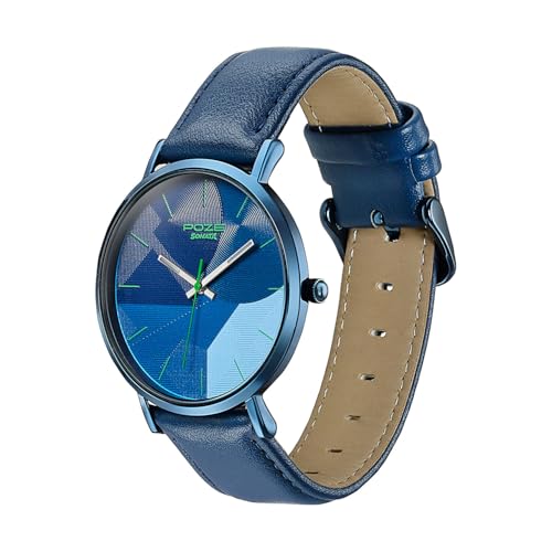 Image of Sonata Poze 9 with Quartz Analog Watch for Men