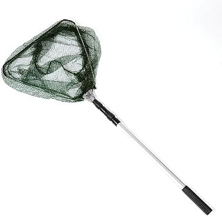 Heavy Duty Pound Fish Net with Long Telescopic Handle Koi Fishing Garden Pool Leaf, Fish Net and Pound Skimmer Net