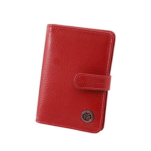 Carteira Feminina Couro Legítimo Rg Cnh Cartões Mariart 612 (Cereja)