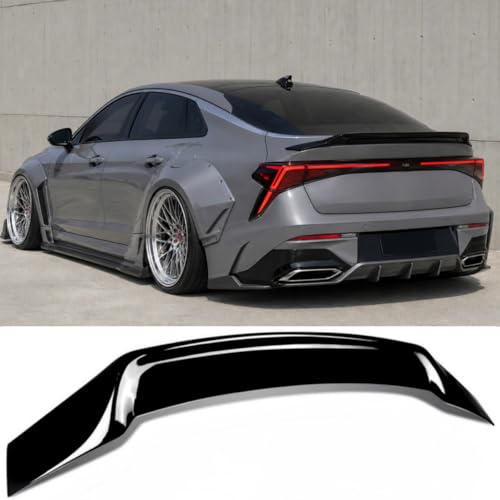 STSEV01 Rear Spoiler Wing Fit for KIA K5 GT-Line 2025 2026 Accessories GT/EX/LXS/Facelife Model Glossy Black Duckbill RT Sporty Style DeckLid Lip Exterior Part