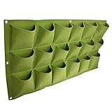 Adecuado para jardinería interior y exterior, perfecto para crear una pared brillante o jardín de hierbas vertical.