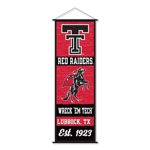 WinCraft Texas Tech Red Raiders Banner and Scroll Sign
